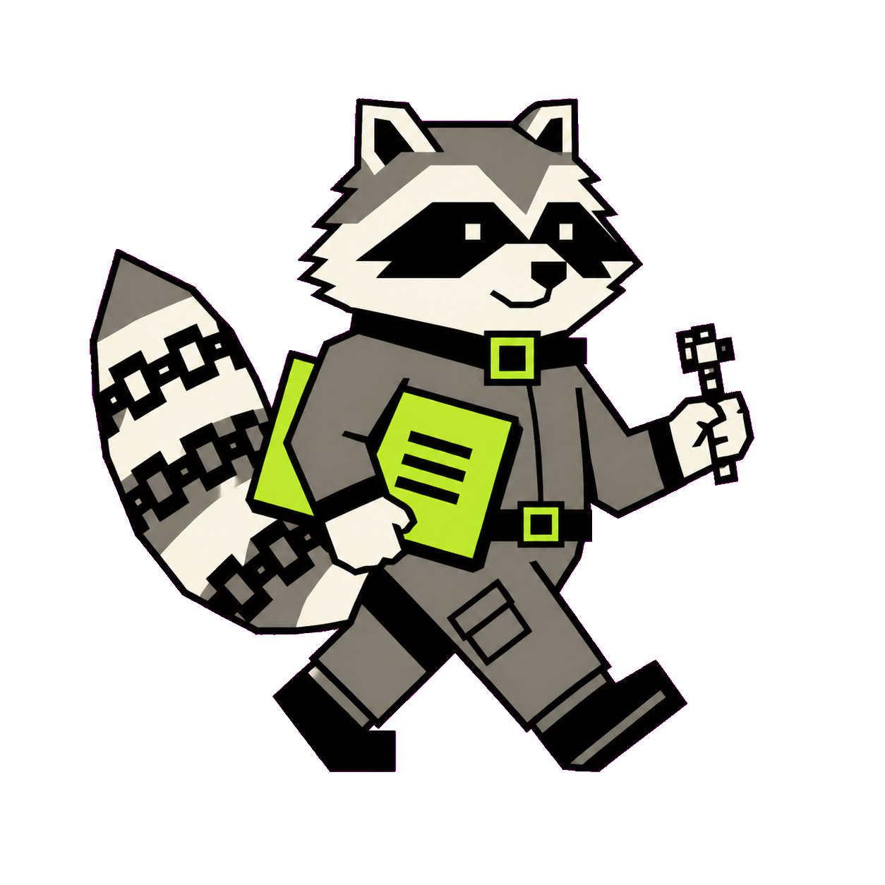Asset Raccoon, keeper of the Meme World Asset